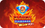 9 Blazing Diamonds Wowpot slot game