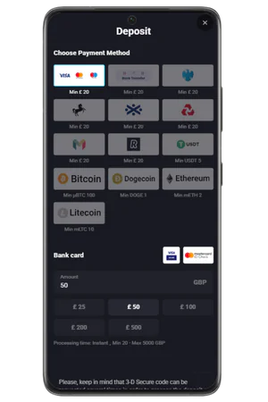 AmonBet deposit bonus process