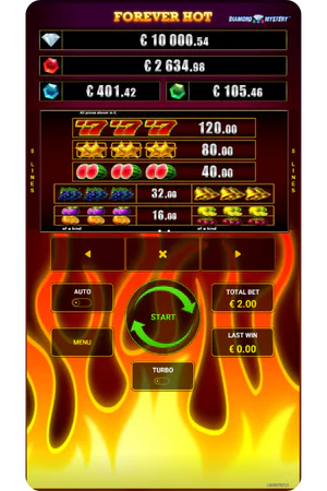 Diamond Mystery slot info window
