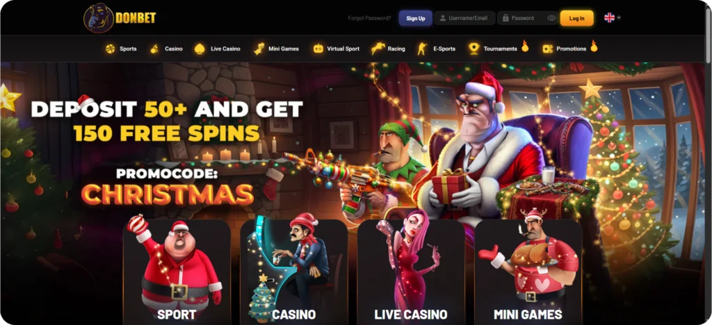 DonBet Main Page