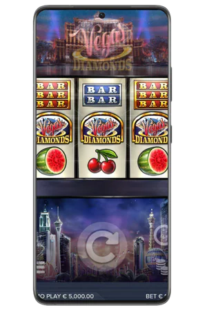 Game process Vegas Diamonds slot