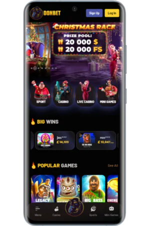 Casino registration button click