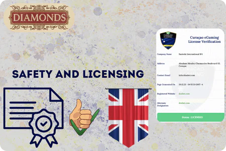 DonBet casino safety and licensing information