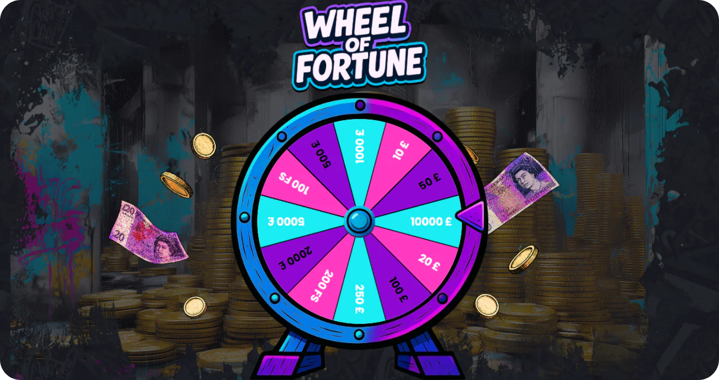 Britsino Wheel of Fortune feature