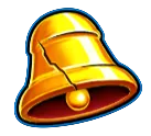 Bell symbol paying £15 for five matching on a single payline