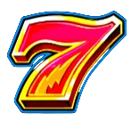 Red 7 high-value symbol with a £30 five-of-a-kind payout
