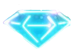 Scatter symbol that triggers the Diamond Rise Feature on three hits, with x2 x3 or x5 multiplier possible on reel 3
