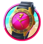 Luxury watch high-value symbol returning £20 for five matching positions on the reels